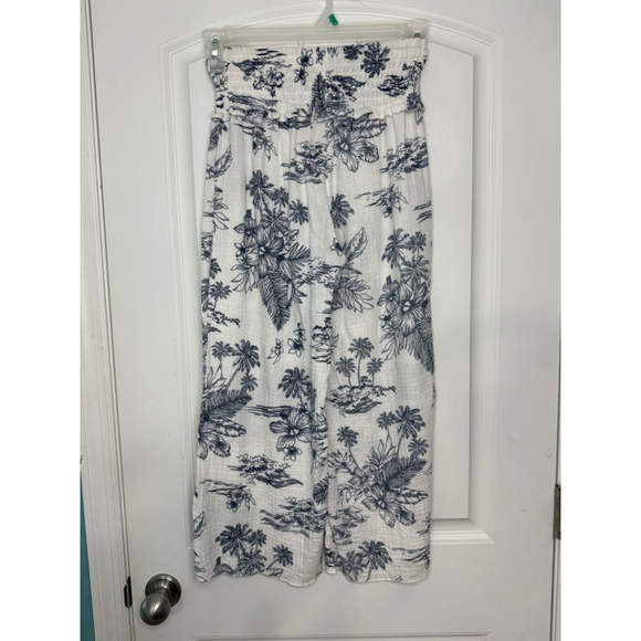 Ocean Drive Cotton Medium Shirt Small Pant Set Beachwear Loungewear - Picture 5 of 6